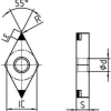 Worldia DNGA150404 2N MKN20 Continuous to Heavy Interrupted Ductile Iron NCI PCBN Insert (2 Pack) - Image 2