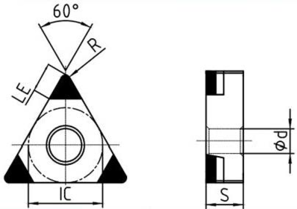 Worldia TNGA160412 3N MHN10 Continuous Hardened Steel PCBN Insert (2 Pack) - Image 2