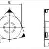 Worldia WNGA080404 3N MKN20 Continuous to Heavy Interrupted Ductile Iron NCI PCBN Insert (2 Pack) - Image 2