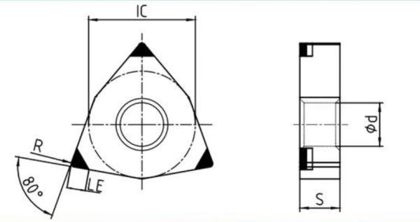Worldia WNGA080404 3N MHN10 Continuous Hardened Steel PCBN Insert (2 Pack) - Image 2