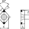 Worldia CCGW09T304 2N MKN10 Continuous to Heavy Interrupted Cast Iron PCBN Insert (2 Pack) - Image 2