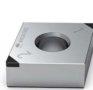 Worldia CNGA120408 4N MSN10 Continuous to Heavy Interrupted Powder Metallurgy PCBN Insert (2 Pack)