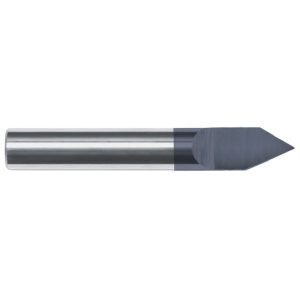1/4 1Flt 1/2LOC 2 1/2OAL 1/4Shk RND 30Deg .010"Tip TiALN Carbide Engraver